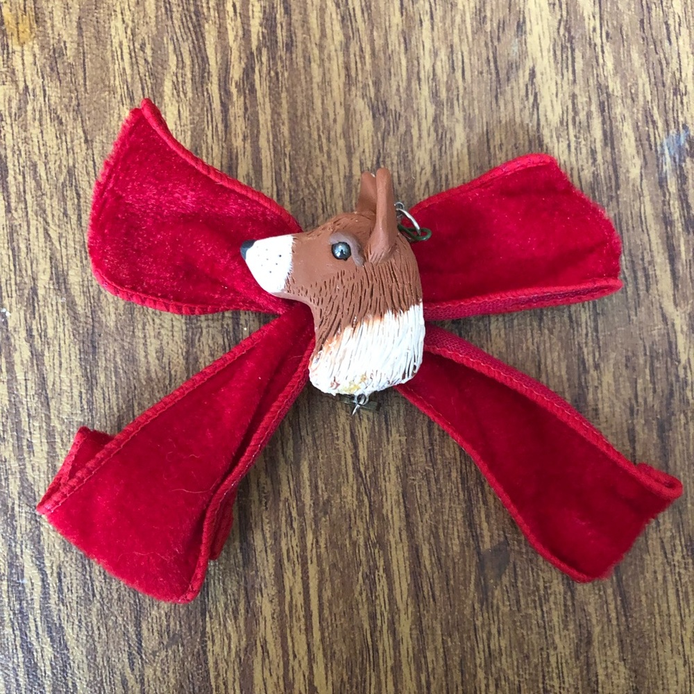 Red Corgi Ornament